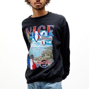 UNISEX HARD ROCK CAFE Nice France Crew Neck Sweatshirt - Medium